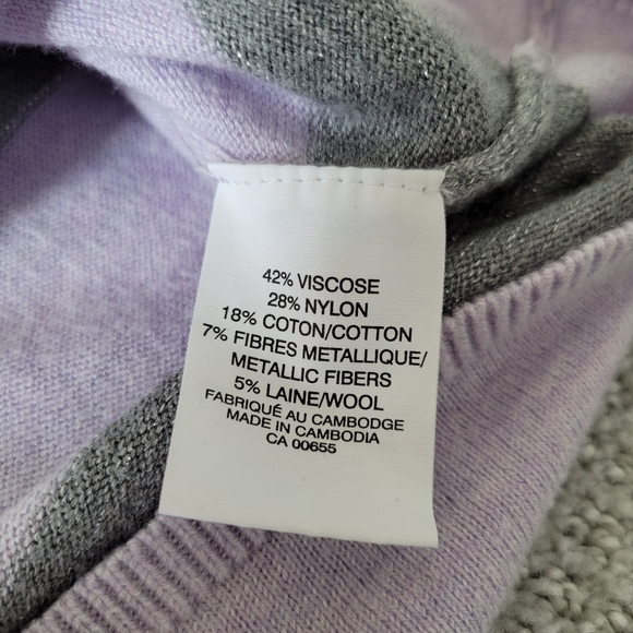 Xs - smart set - striped boatneck sweater - Picture 2 of 8